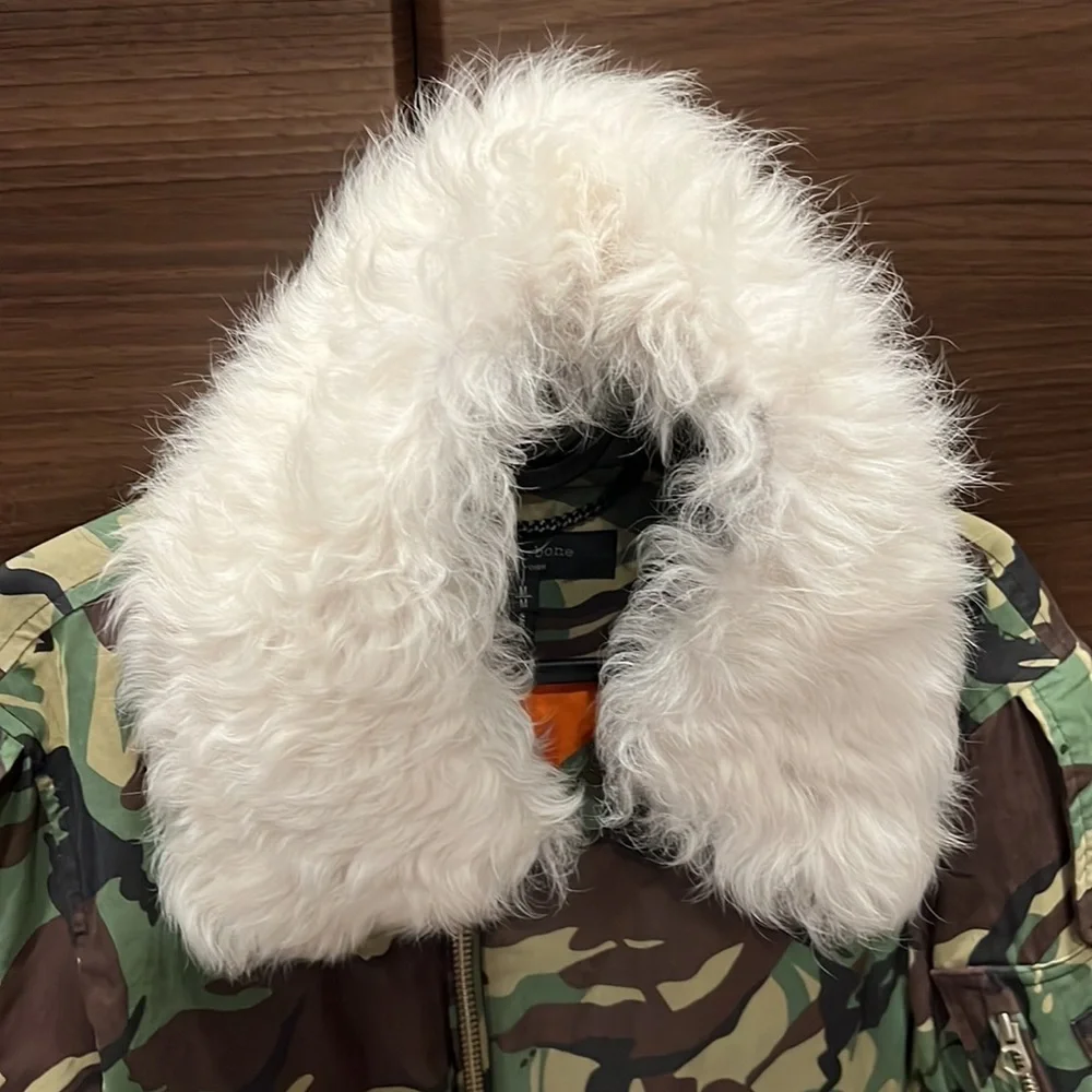 Rag & Bone Flight Camo Jacket M - Picture 2 of 6